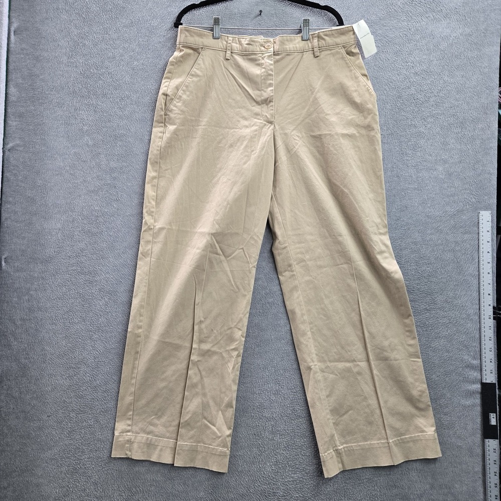 Abercrombie & Fitch‎ Women Pants 32 Brown Chino Twill 30" Inseam NWT